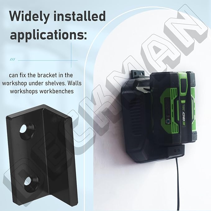 Charger Holders, for EGO Power CH2100 56-Volt Lithium-ion Standard Charger Holders, Keeps You Charger Secured for Storage, with Mounting Hardware - LeafyLoom