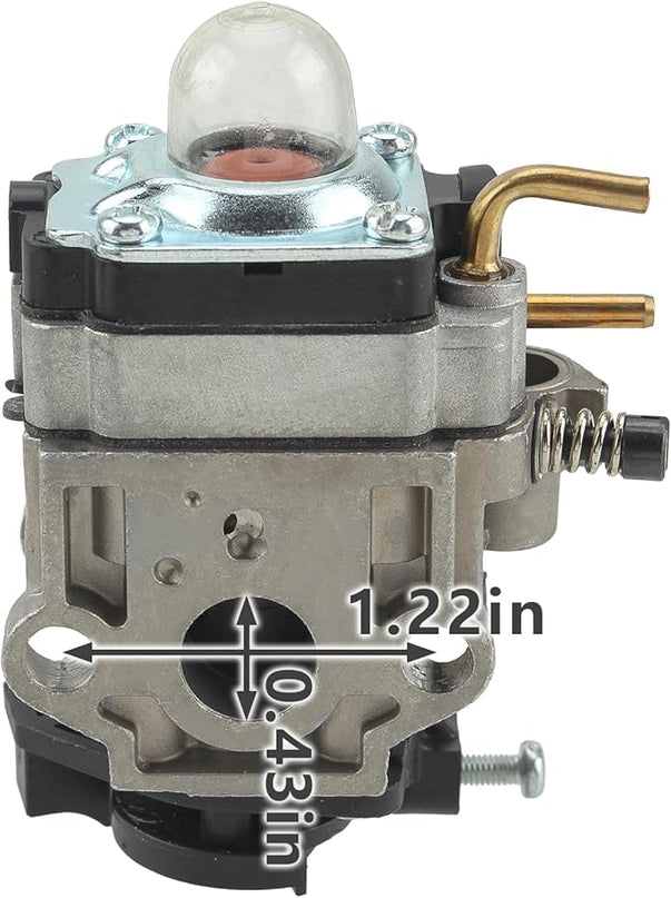 308054121 Carburetor Fits for Ryobi RY25AXB 25cc Gas Jet Fan Blower with Gasket Fuel Line Filter - LeafyLoom