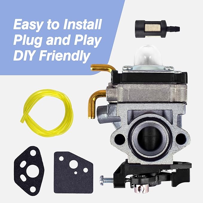 Carburetor Kits Fits for Ryobi RY38BP 38cc Backpack Blower Replaces 308054129 - LeafyLoom