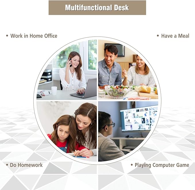 Giantex with One Drawer and One Storage Shelf, White Finish - LeafyLoom