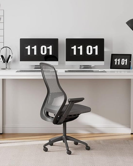 Need 63 Inch Large Computer Desk - Modern Simple Style Home Office Gaming Desk, Basic Writing Table for Study Student, White Metal Frame, White - LeafyLoom