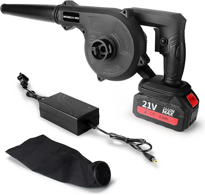 Leaf Blower Cordless with Battery and Charger ,Leaf Blower Electric Lightweight for Lawn Care, Leaves, Garden, Patio - LeafyLoom