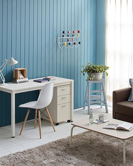 Need Computer Desk, 47 inch Home Office Desk, Modern Simple Style Home Office Gaming Desk, Basic Writing Table for Study Student, White - LeafyLoom