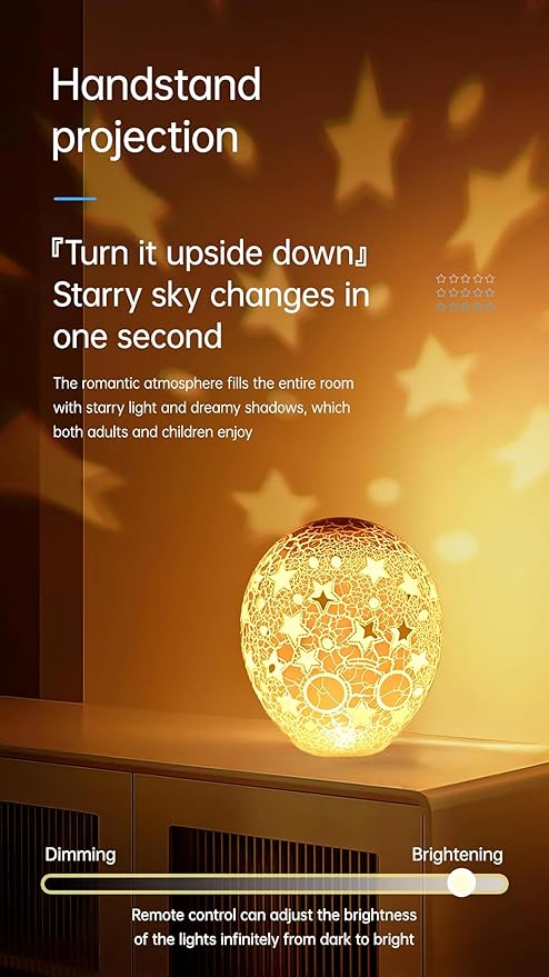 LED Bedside lamp ,Table Lamp for Home Office,RGB 16 Colors,Multiple Lighting Modes Desk Lamps,Atmosphere Lights Suitable for Various Holidays(Moon) - LeafyLoom
