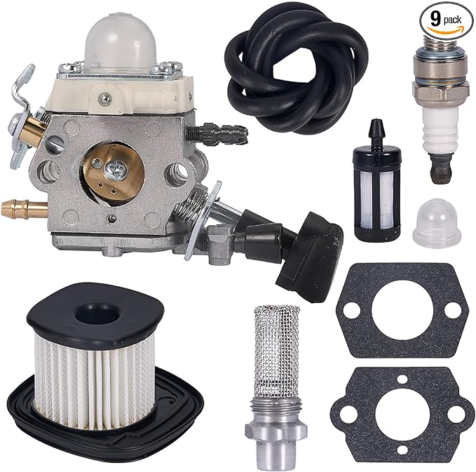 BG86 Carburetor for STIHL SH86 SH86C BG86C BG86CE BG86Z BG86CEZ Leaf Blower Replace Zama C1M-S261B 4241-120-0623 4241-120-0616 With Stub Spark Arrestor Air Filter Kit - LeafyLoom