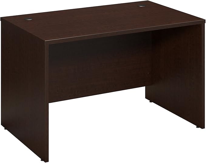 Bush Business Furniture Series C Shell Desk, 48W x 30D, Mocha Cherry - LeafyLoom