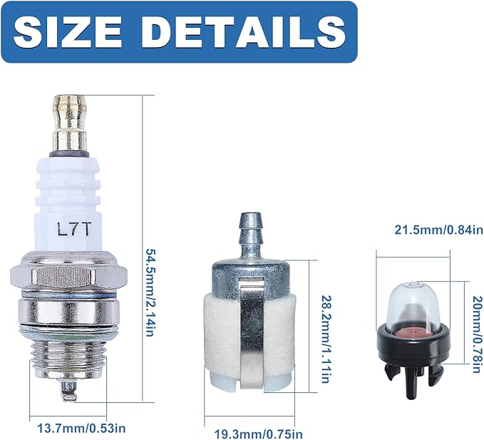 AUMEL Air Filter Repower Kit For Echo PB-760 PB-770 PB-770H PB-770T PB-760LNH A226000410 Blower parts - LeafyLoom