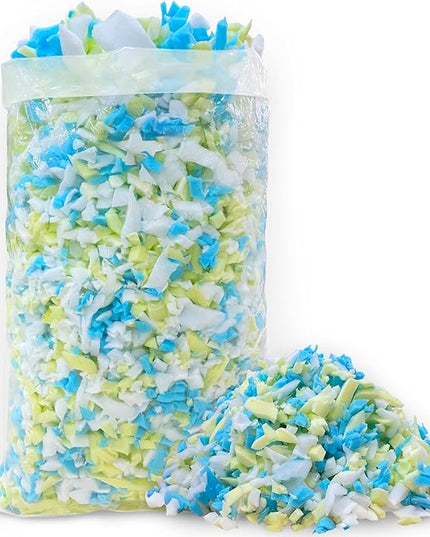 5lbs Shredded Memory Foam Filling for Bean Bag Filler, Premium Soft Filling,without Added Gel Particles,Very Suitable for Filling Bean Bags and Pillows - LeafyLoom