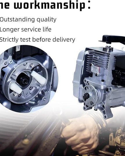 EBZ8500 Complete Engine Shortblock Assembly Compatible with Redmax EBZ8500 EBZ8500RH 577424401 Backpack Blower - LeafyLoom
