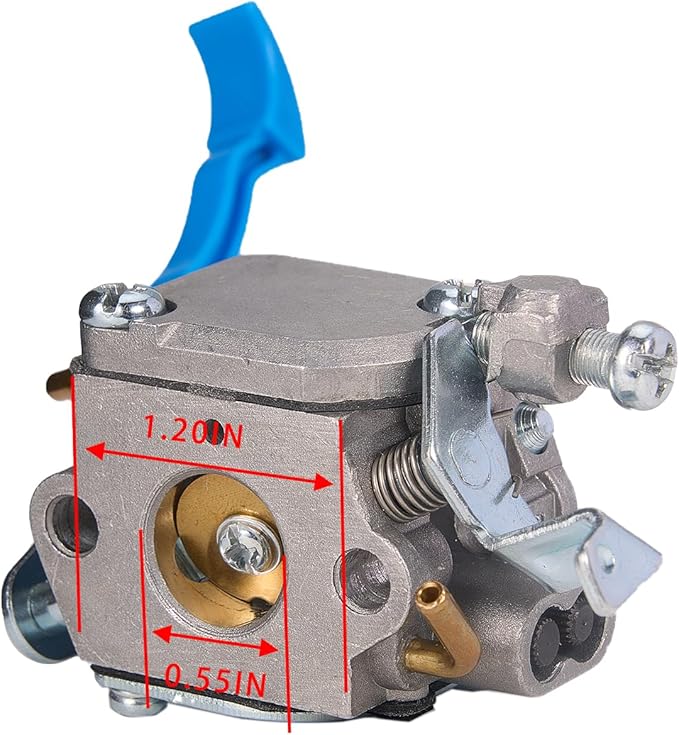 590460102 545081811 Carburetor for Husqvarna 125B 125BX 125BVX Leaf Blower Trimmer for Zama C1Q-W37 Carb 545 08 18-11 545112101 581798001 with Air Filter Fuel Line Kit - LeafyLoom