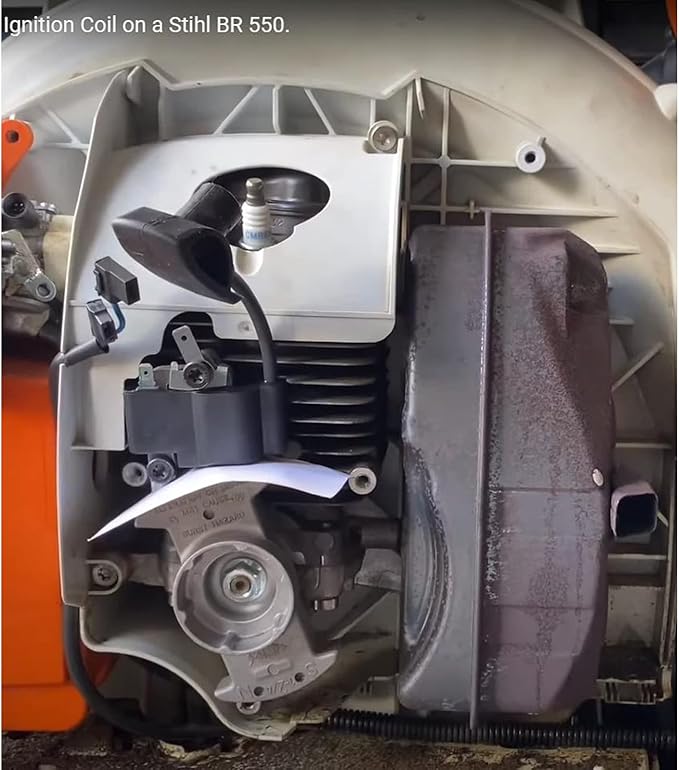 HEPENG 4282-400-1310 Ignition Coils for Stihl Gasoline Backpack Blower BR500/BR550/BR600, Replace 4282-400-1305, 4282-400-1308, 4282 400 1305, 4282 400 1308, 4282 400 1310 - LeafyLoom