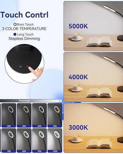 5X Magnifying Glass with Light, Lighted Magnifying Glass with Stepless Dimmable Pen Holder, Diamond Painting Accessories for Close Work Diamond Painting Accessories Crafts - LeafyLoom