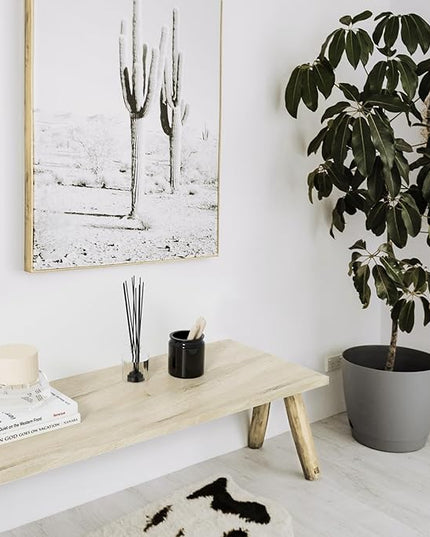 Kaboon Universal Tabletop 40"x18", Solid One-Piece Melamine Table Top, Double Desk L-Desk Floating Desk DIY, Home and Office Countertop, Oak - LeafyLoom
