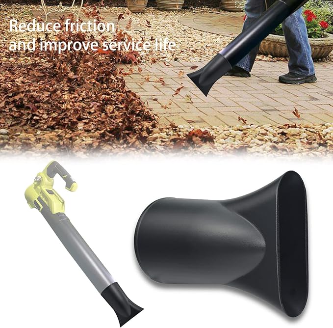 Leaf Blower Flat Nozzle Compatible with RYOBI RY40408 and RY40408VNM 40-Volt Cordless Leaf Blower, Enhance Blower Flat Airflow. - LeafyLoom