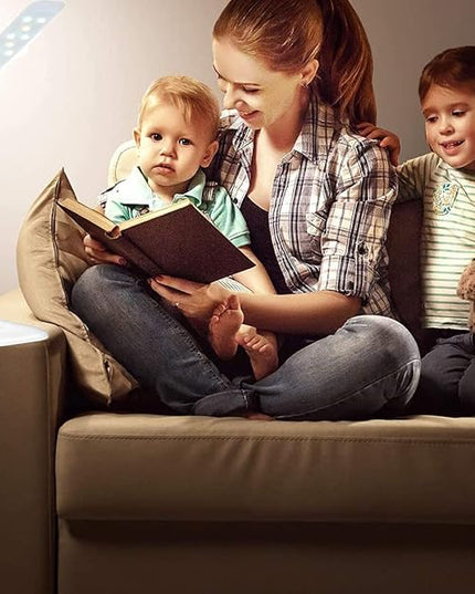 LaiduoleLED Desk Lamp with 3 Lighting Modes, 3 Brightness Level, Dimmable Foldable Eye-Caring 7W Desk Lamp with Touch Control for Studying Working Reading (White) - LeafyLoom