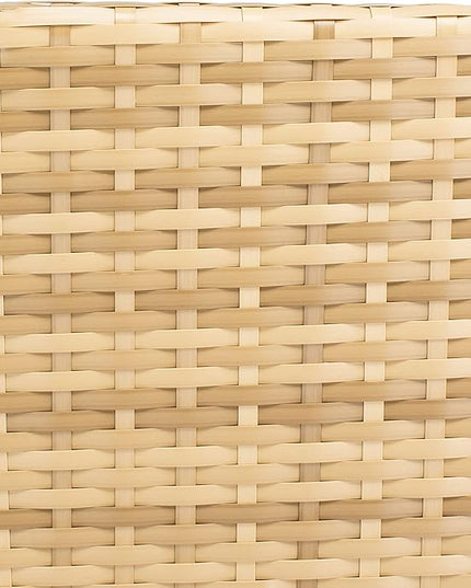 SAFAVIEH Outdoor Collection Bassey Natural/White Cushion 4-Piece Conversation Patio Set PAT7507D - LeafyLoom