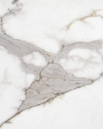 Merax 3-Piece White/Gold Modern Pub Set Counter Height Breakfast Table with 4 Bar Stool for Kitchen Dining Room - LeafyLoom