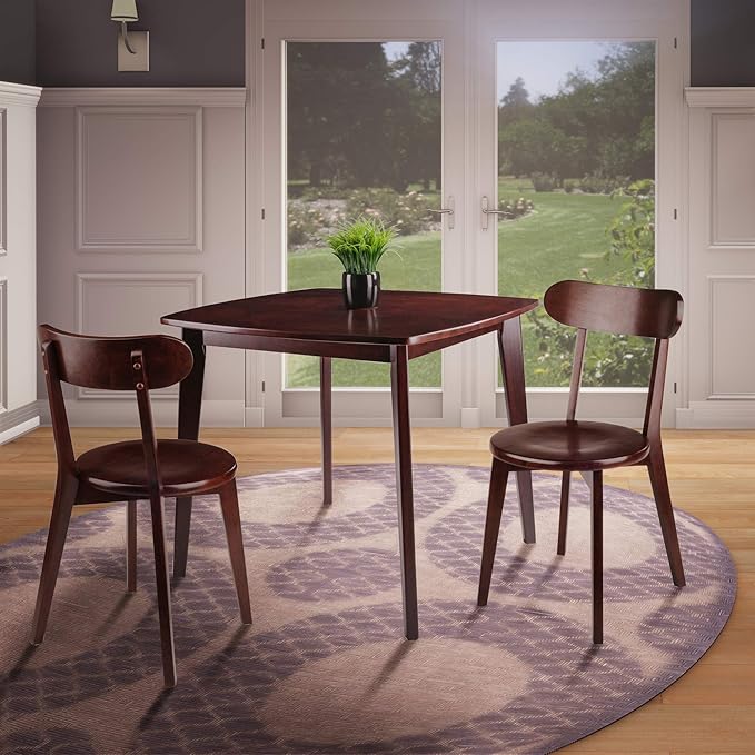 Winsome Wood Pauline, 3 Piece Set, Walnut - LeafyLoom