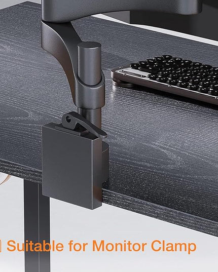 ODK Computer Desk Large Office Desk, 48 Inch Gaming Desk with Storage, Modern PC Desk Work Table with Headphone Hook for Home Office, Gray - LeafyLoom