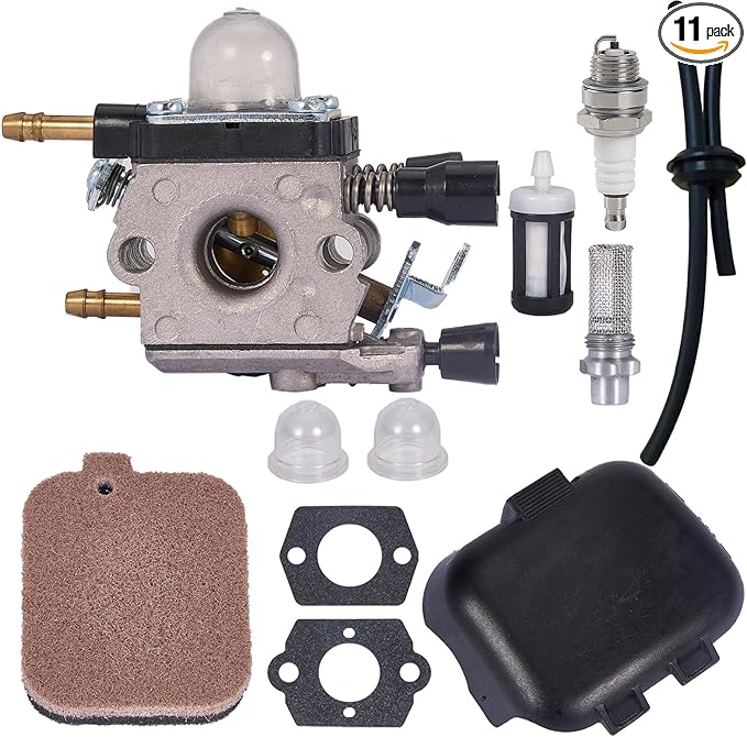 BG55 Carburetor with Air Filter Cover Tune Up Service Kit Fits Stihl BG45 BG46 BG55 BG65 BR45C SH85 Blower 4229 120 0606 Carb - LeafyLoom