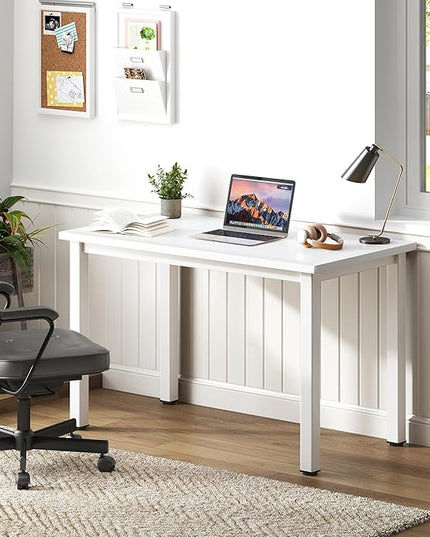 Need Small Desk, 31.5 inch Sturdy Writing Desk for Small Spaces, Small Computer Desk Teens Desk Study Table Laptop Desk Home Ofice Desk, White - LeafyLoom