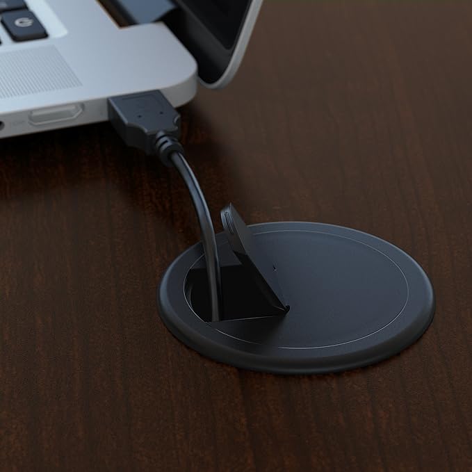 Bush Business Furniture Series C Shell Desk, 48W x 30D, Mocha Cherry - LeafyLoom