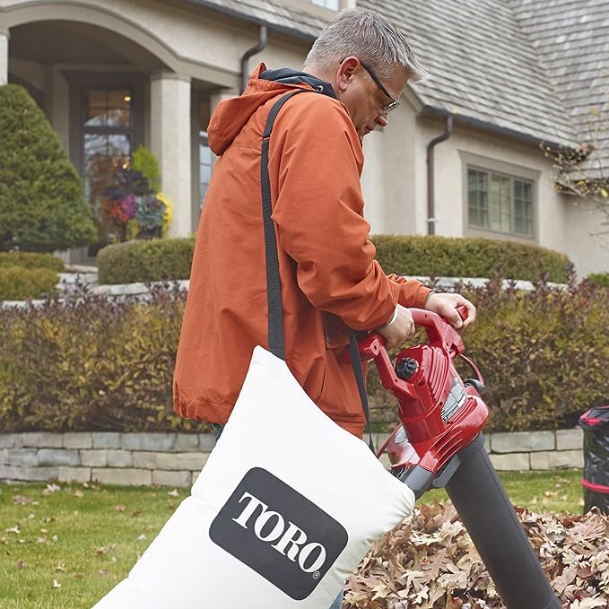 Toro 51503 Bottom Zip Replacement Bag, White - LeafyLoom