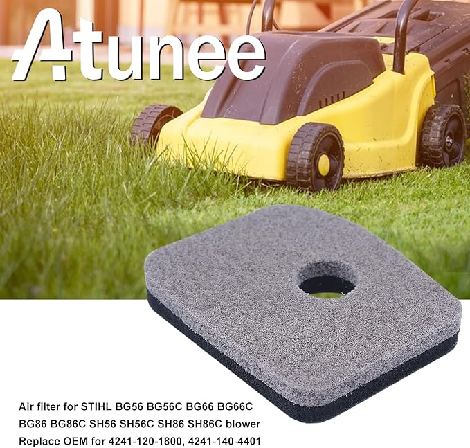 3 Pack 4241 120 1800 Air Filter for STIHL BG56 BG66C BG86 SH56C SH86 SH86C Leaf Blowers - LeafyLoom