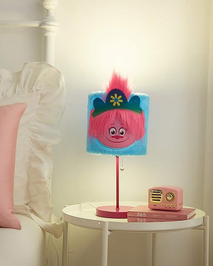 Idea Nuova Trolls Plush Shade Table Lamp - LeafyLoom