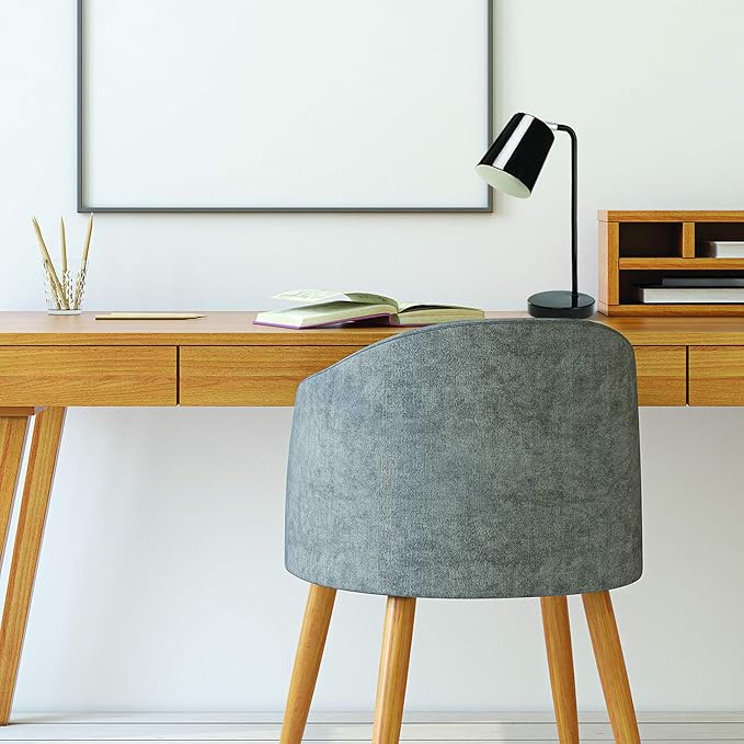 Newhouse Lighting NHDK-OS-BK Oslo Contemporary Desk Lamp with LED Bulb Included, Black - LeafyLoom