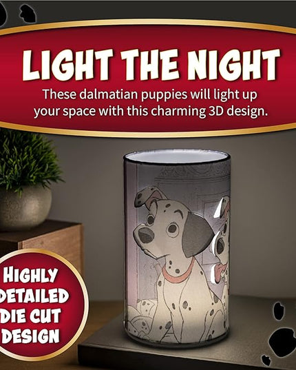 Paladone 101 Dalmatians Die Cut Desk Lamp - Battery Operated - LeafyLoom