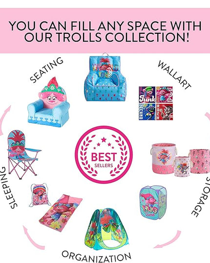 Idea Nuova Trolls Plush Shade Table Lamp - LeafyLoom