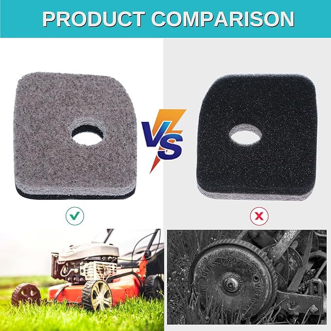 3 Pack 4241 120 1800 Air Filter for STIHL BG56 BG66C BG86 SH56C SH86 SH86C Leaf Blowers - LeafyLoom