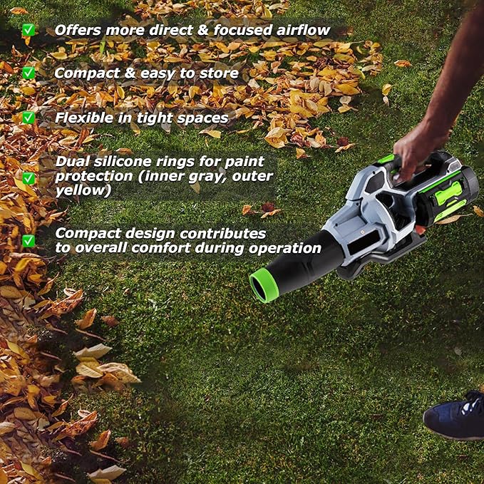 Car Drying Nozzle for EGO Blower - Perfect Attachment for EGO Leaf Blower Drying (1 Pack,for EGO Power+ 530/575/580/585/615/650/765 CFM Blower, no tool) - LeafyLoom