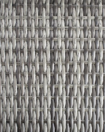 SAFAVIEH Outdoor Collection Bassey Grey Brown/White Cushion 4-Piece Conversation Patio Set PAT7507C - LeafyLoom