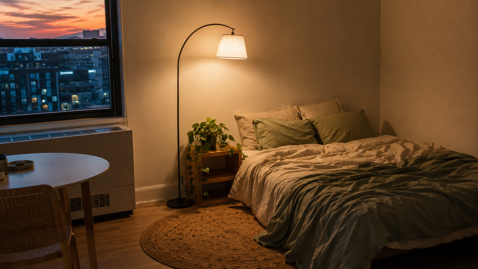 Cozy Studio Apartment Decor: How to Style an Earthy, Aesthetic Space Under $100 (Rental-Friendly)