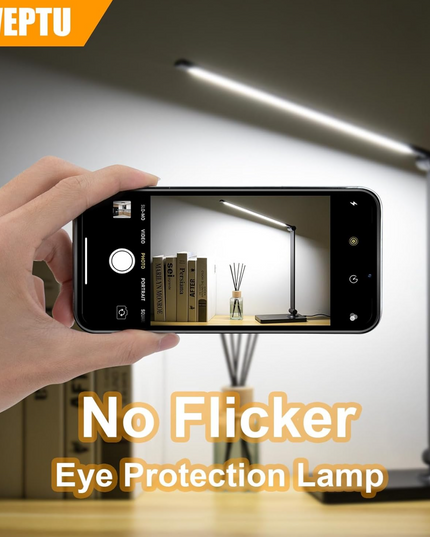 Rechargeable Desk Lamp LED Desk Lamps Eye-Caring Desk Lamps Dimmable Office Lamp with USB Chager Touch Control for Home Office Student Dormitory - LeafyLoom