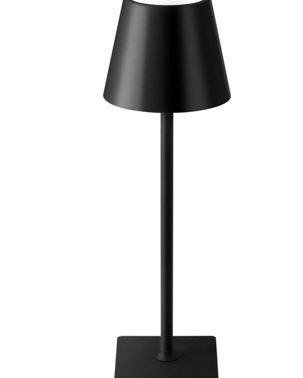 KDG Cordless Table Lamp, Portable LED Desk Lamp, 5000mAh Battery Operated, 3 Color Stepless Dimming Up, for Restaurant/Bedroom/Bars/Outdoor Party/Camping/Coffee Shop Atmosphere Night Light(Black) Nerefou