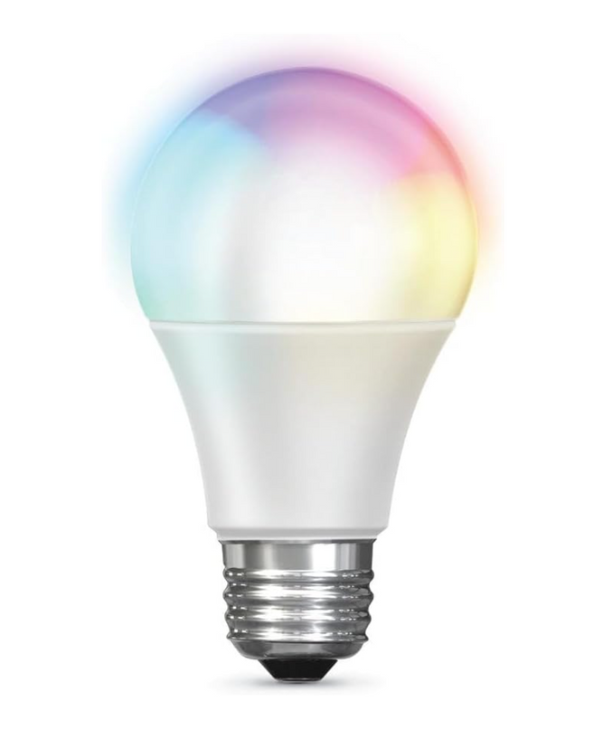 Feit Electric A19 Smart LED Light Bulb, 60W Equivalent, Tunable White, Alexa & Google Home Compatible, 2.4 GHz Wi-Fi, 90+ CRI, Non-Dimmable, 800 Lumens, 25,000-Hour Lifetime, OM60/CCT/CA/AG - LeafyLoom