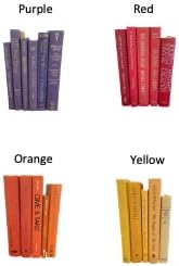 Colored Real Decorative Book Set - Decor Books for Book Shelf Decor, Home Decor for Shelves & Bookcases - Perfect for Book Decor, Decorative Books for Home Decor, & Books for Decor (Dark Green) - LeafyLoom