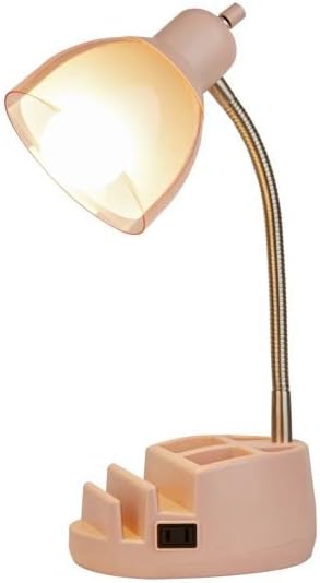Urban Shop Organizer Task Lamp, Blush - LeafyLoom