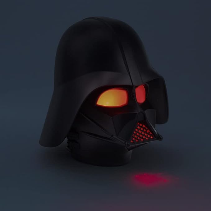 Darth Vader Mask Light with Sound, Officially Licensed Star Wars Collectible Lamp, Star Wars Room Decor and Gift for Men - LeafyLoom