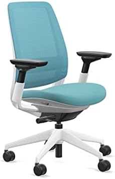 Steelcase Series 2 Office Chair, Seagull Frame, Cogent Connect Lagoon, Hard Floor Casters - LeafyLoom