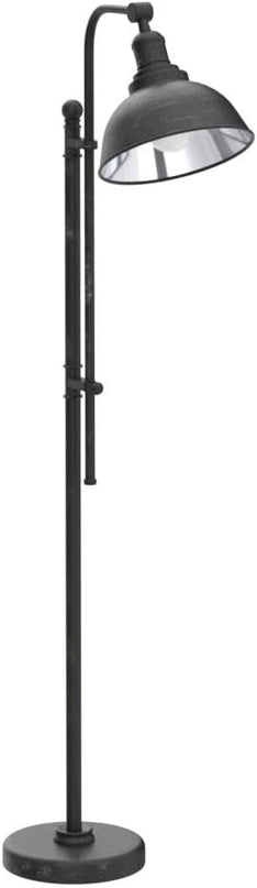 VONLUCE Floor Lamp, 65'' Tall Industrial Floor Lamp, Adjustable Height & Head Vintage Metal Standing Reading Pole Lamp, Floor Lamps for Living Room, Bedroom, Office, Farmhouse - LeafyLoom
