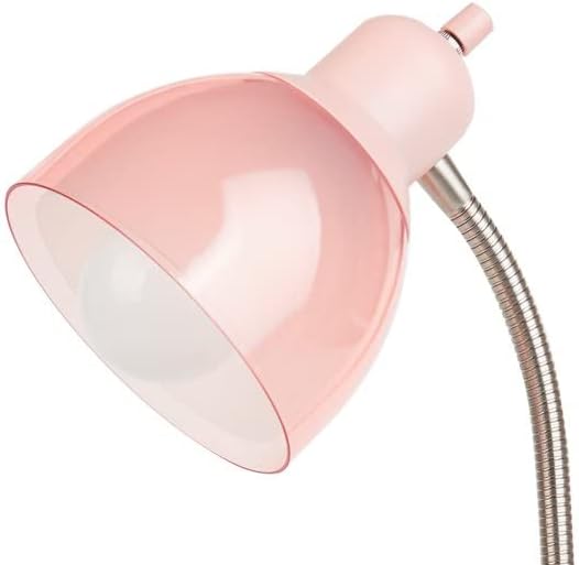 Urban Shop Organizer Task Lamp, Blush - LeafyLoom