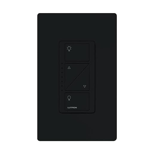 Lutron Caseta Original Smart Dimmer Switch (Lutron Smart Hub Required), for LED Lights, 150 Watt, Single-Pole/3-Way, No Neutral Required, PD-6WCL-BL-2-Pack, Black, 2 Black Lutron