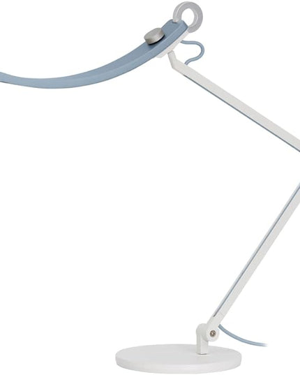 BenQ e-Reading LED Desk Lamp Designed for Monitor Suitable for Designers, Engineers, Architects, Studying, Gaming (Ergonomic, Dimmable, Warm/Cool White) - Matte Blue - LeafyLoom