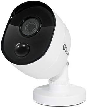 Swann Indoor/Outdoor Home Security Camera, 1080p PIR Bullet Cam, Infrared Night Vision, Thermal Heat Sensing, BNC Wired Add to DVR, SWPRO-1080MSB, 1080p Bullet Security Camera (SWPRO-1080MSB-US) SwannUSA