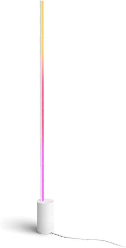 Philips Hue Signe Smart Floor Lamp, White - White and Color Ambiance LED Color-Changing Light - 1 Pack - Indoor - Control with Hue App - Works with Alexa, Google Assistant, and Apple Homekit - LeafyLoom