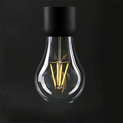 Magnetic Levitating Light Bulb lamp Levitation High Borosilicate Glass Bulb with Light Yellow LED Night Light 1W Floating Lamps Fits for All Bulb Bases in GYC Store - LeafyLoom